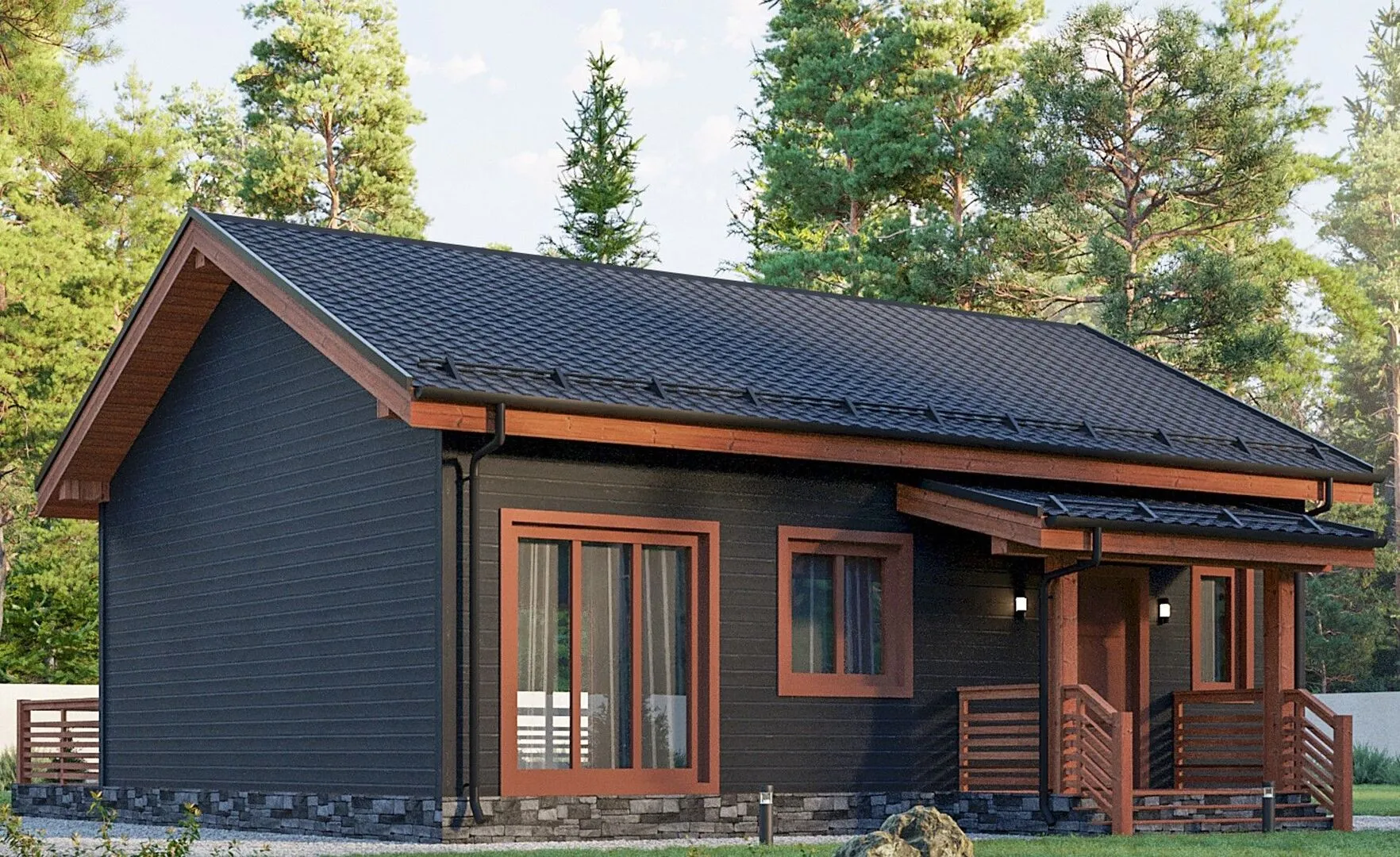 Индивидуальный проект каркасного дома