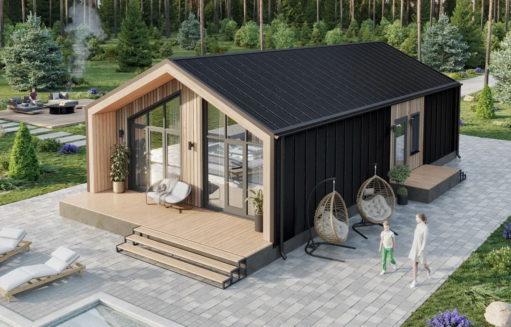 Одноэтажный Барнхаус №2