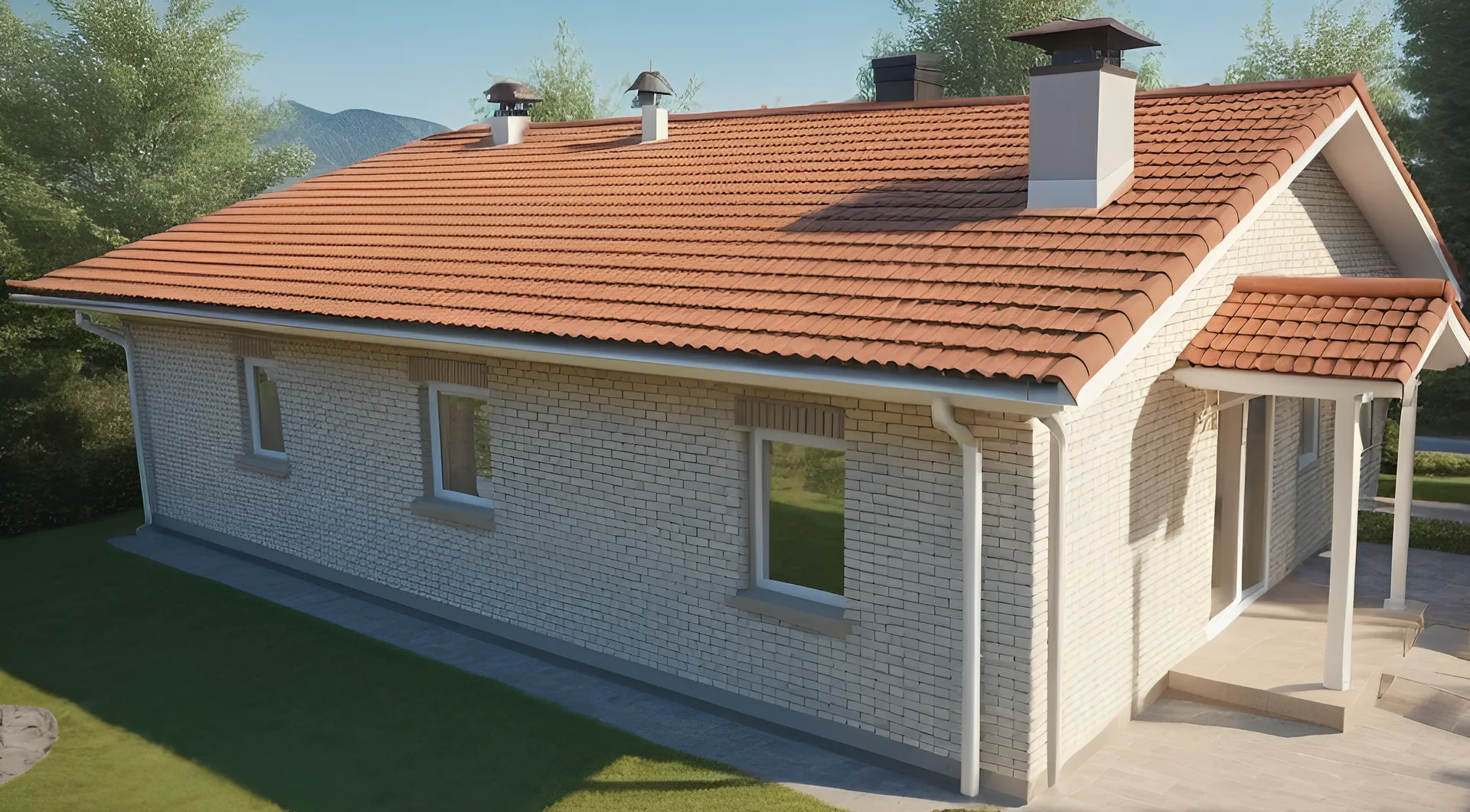 Одноэтажного дома Бунгало M