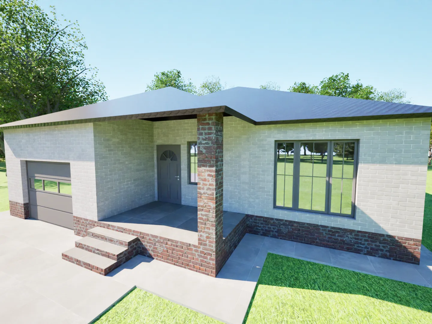 Проект одноэтажного дома Беринг