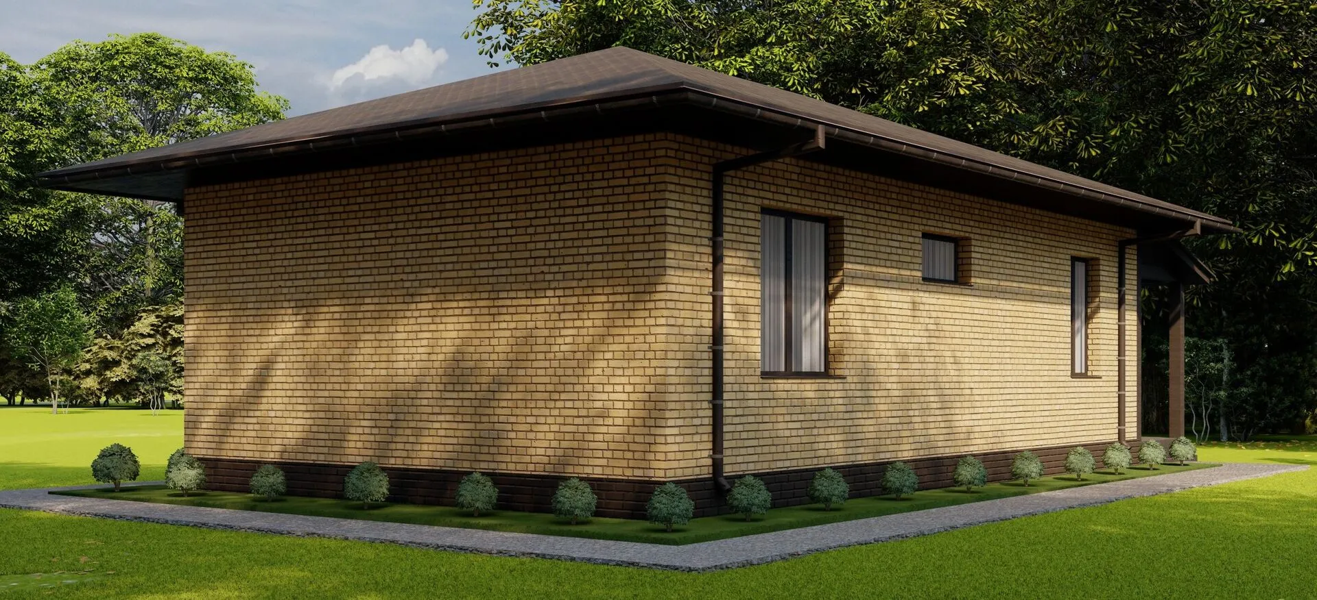 Дом из газобетона Вали