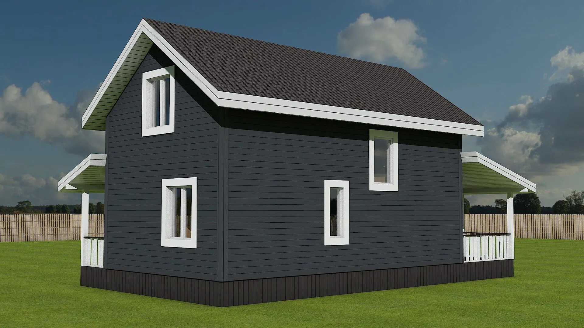 Каркасный дом КД-2-116