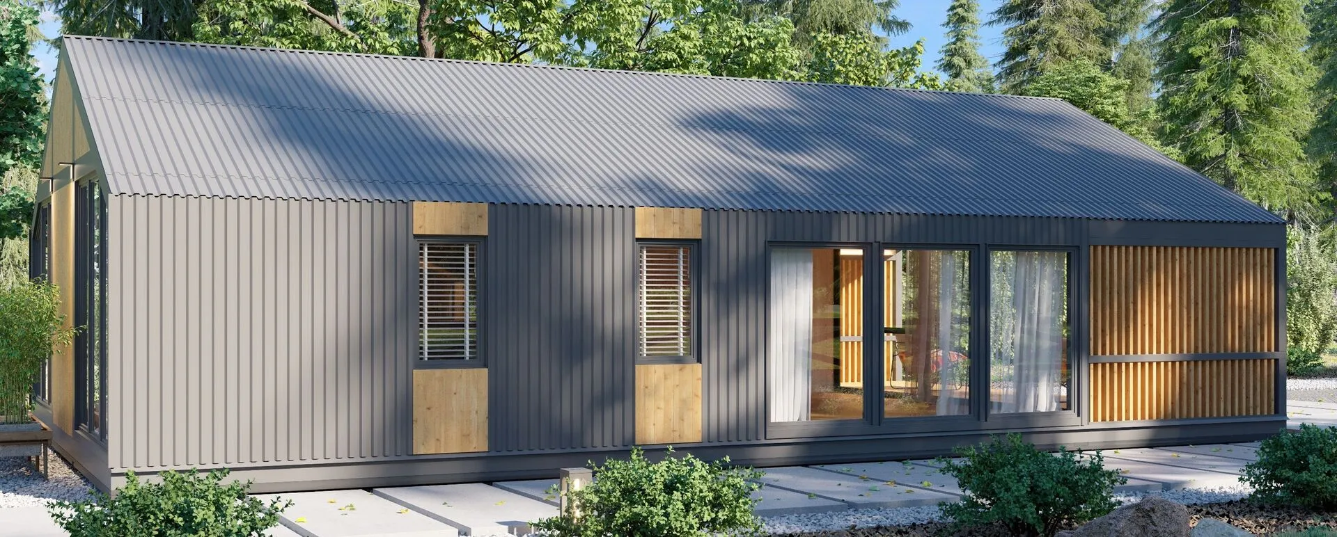 Каркасный жилой дом ДК-98