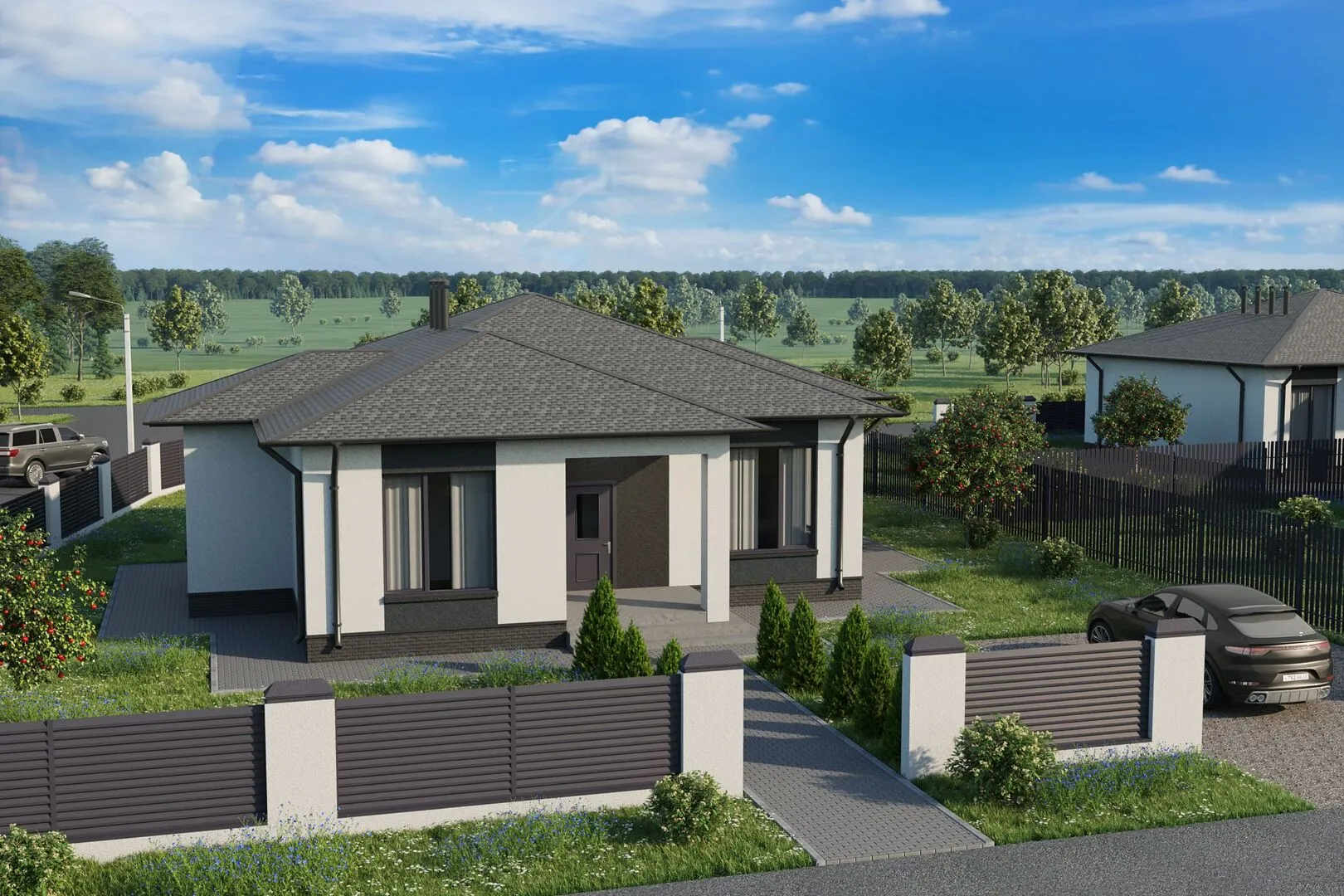 Одноэтажный дом 