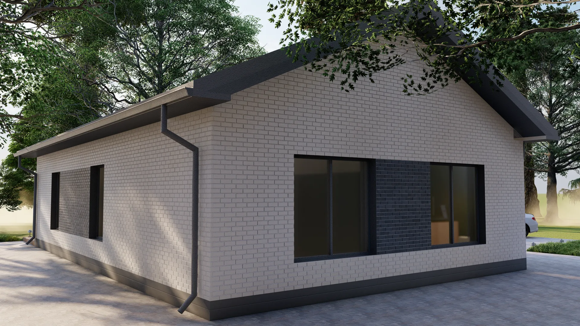 Одноэтажный дом В-106