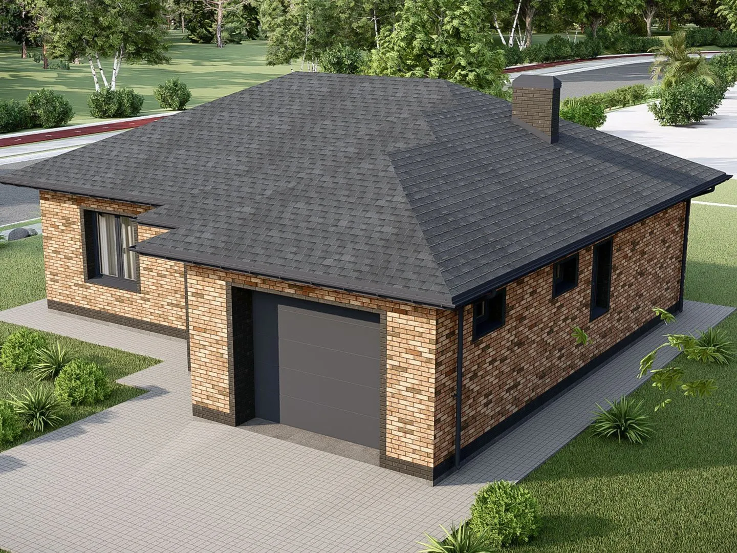 Одноэтажный дом Е-88