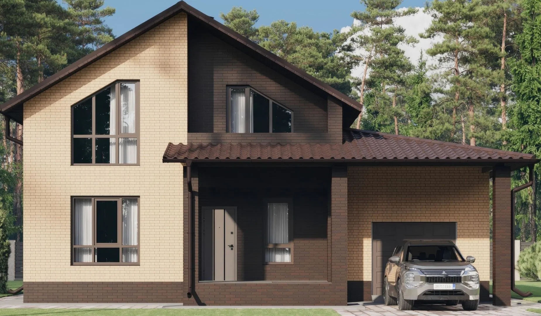 Двухэтажный дом СМ-16