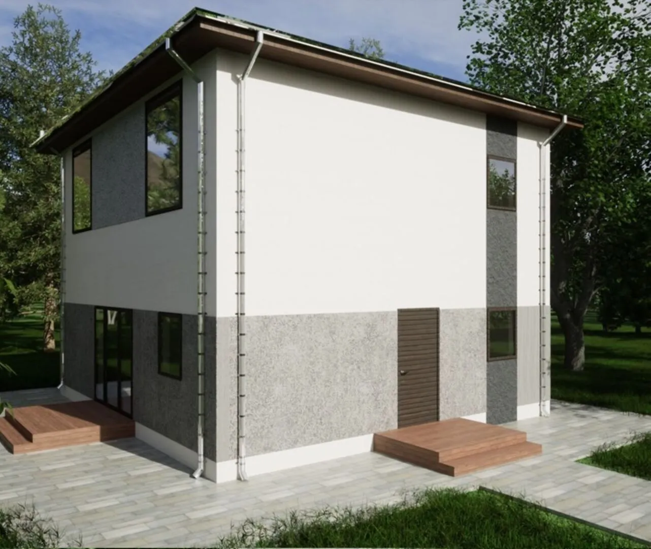 Двухэтажный дом 4С-120