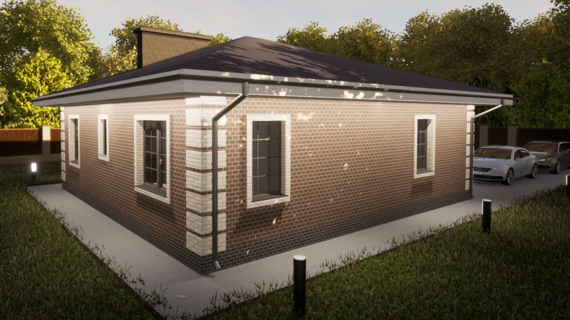 Двухэтажный дом Brown Г-1