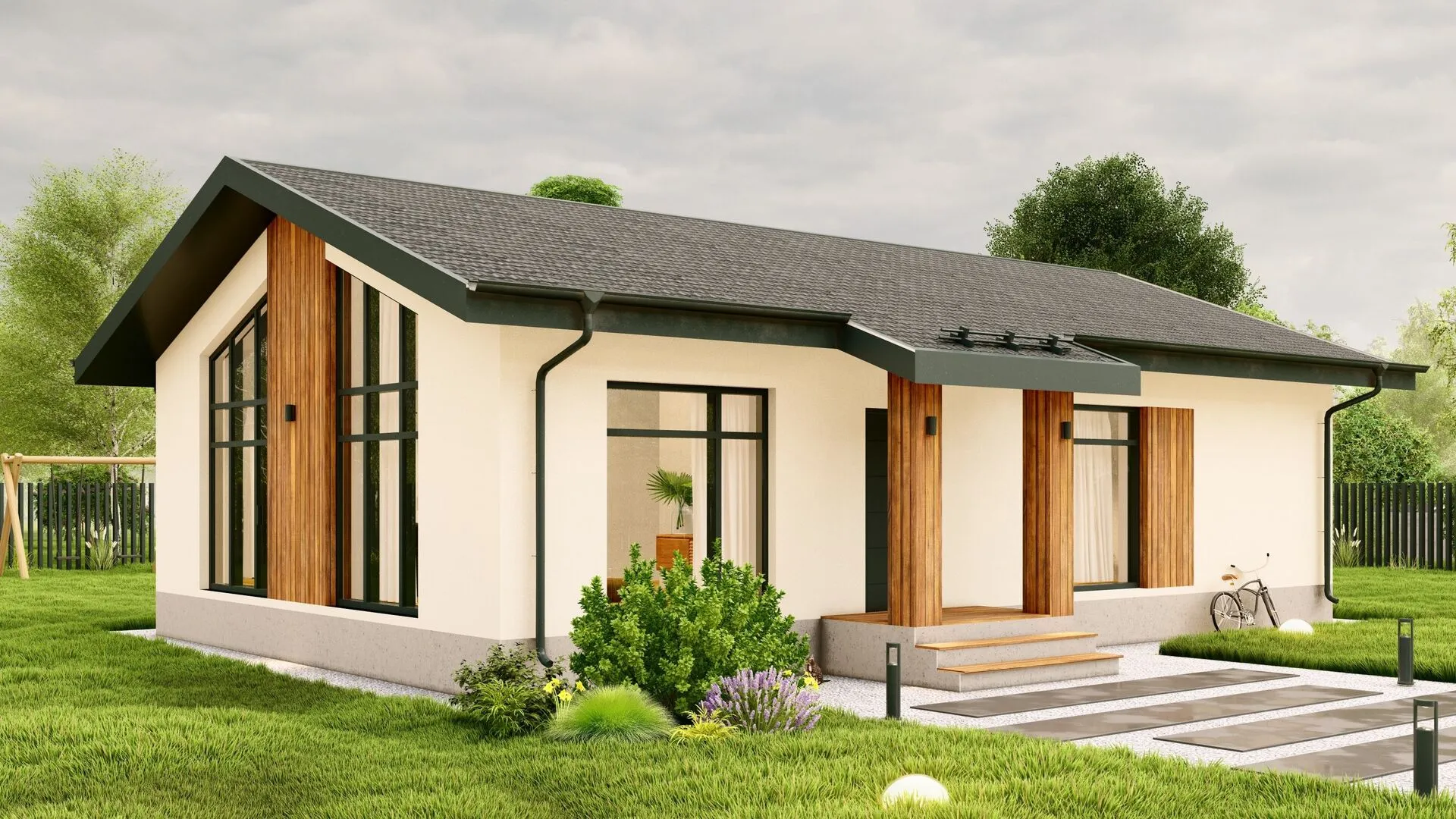 Одноэтажный дом LV-95