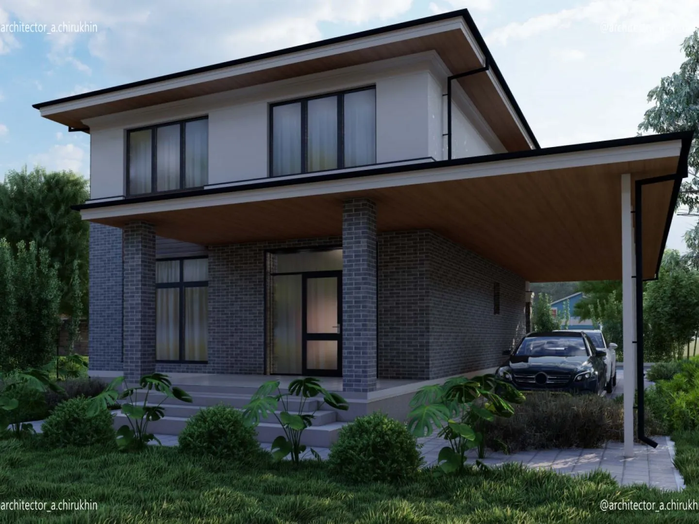 Двухэтажный дом Мендоса