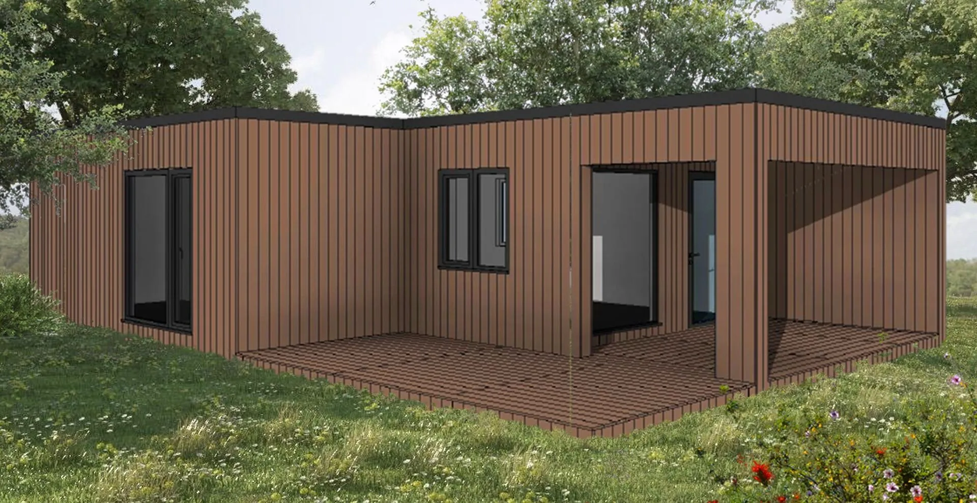 Модульный дом Idolhouse 72