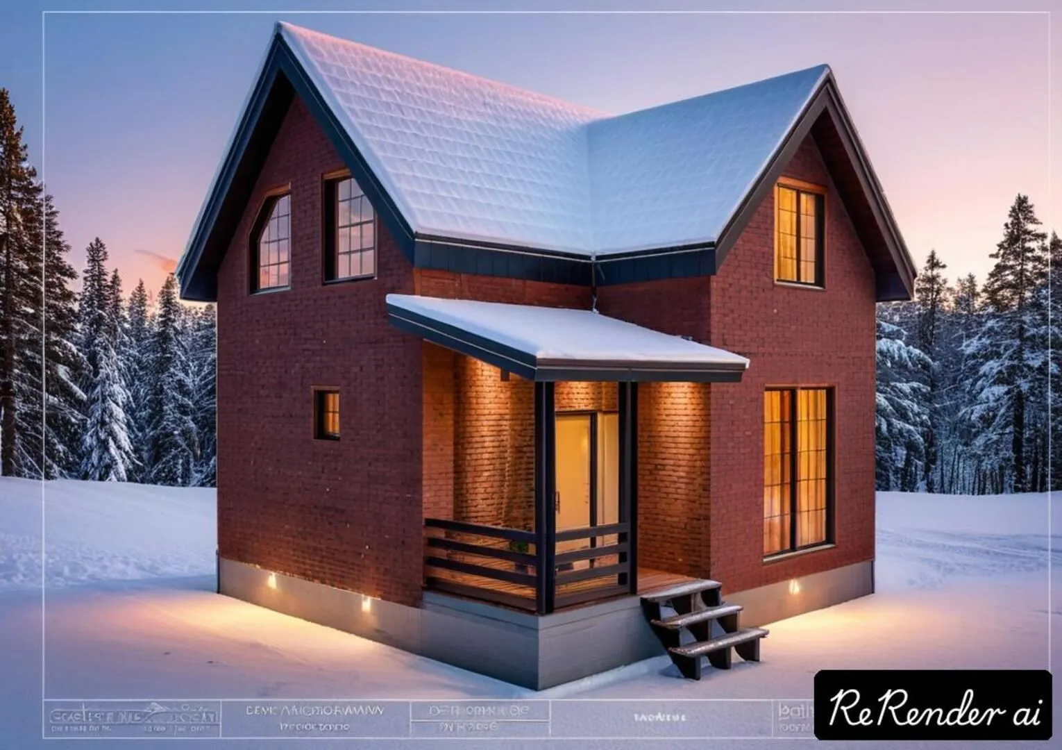 Двухэтажный дом 