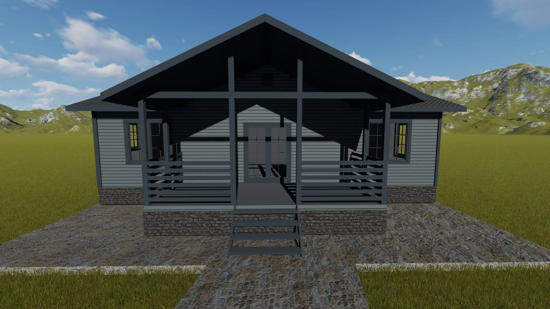 Деревянный дом Катен