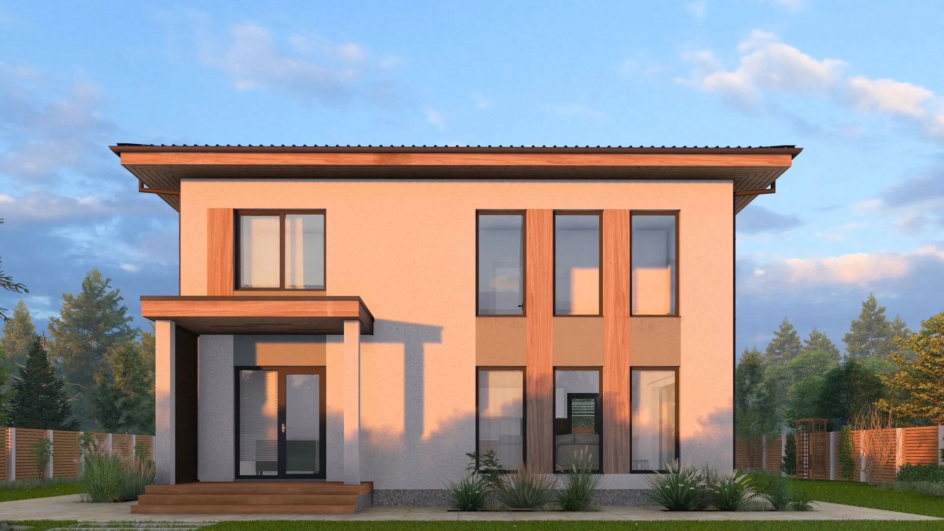 Двухэтажный дом Д-37