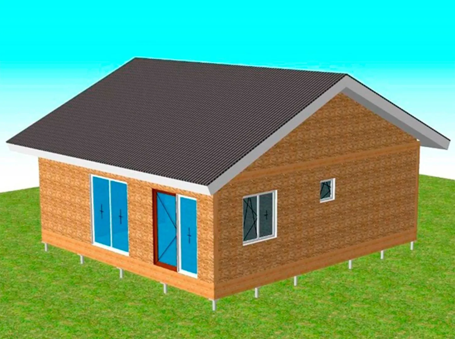 Теплый дом из СИП панелей - Гарант-1