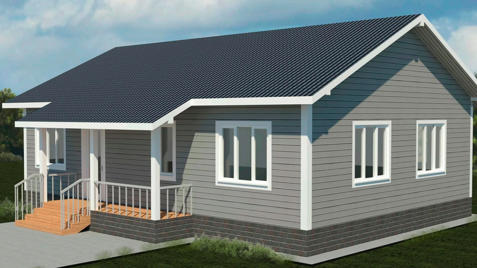 Коттедж Финский Дом