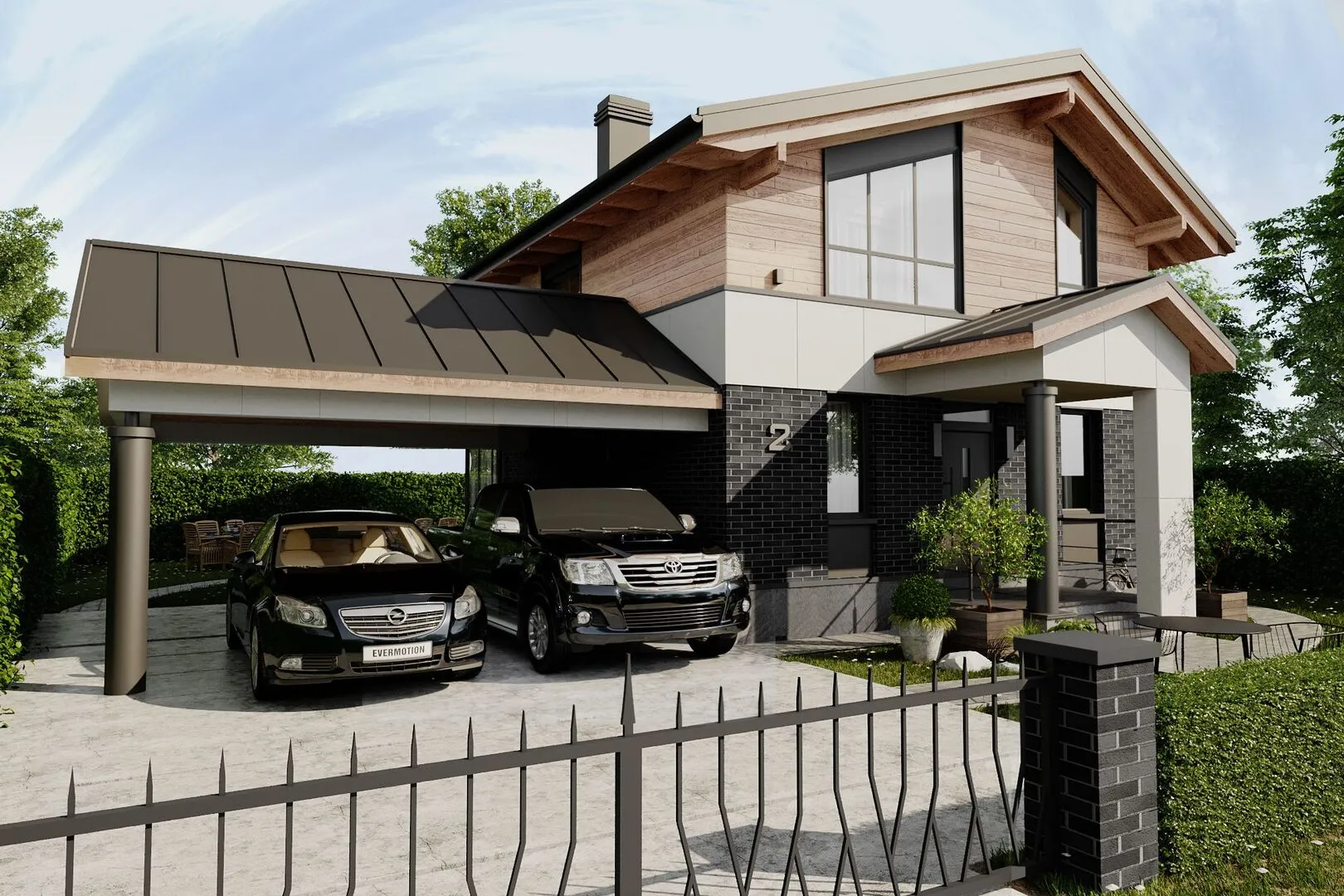 Двухэтажное Шале 125