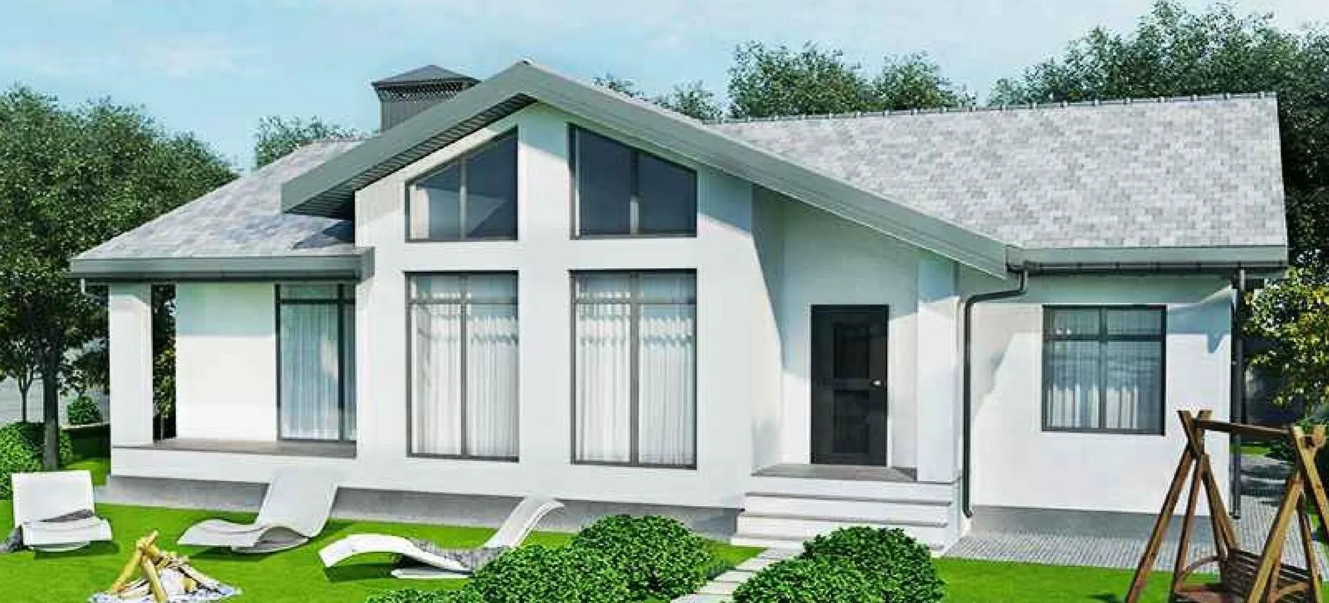 Одноэтажный дом АС-85/ОД-111,30/24