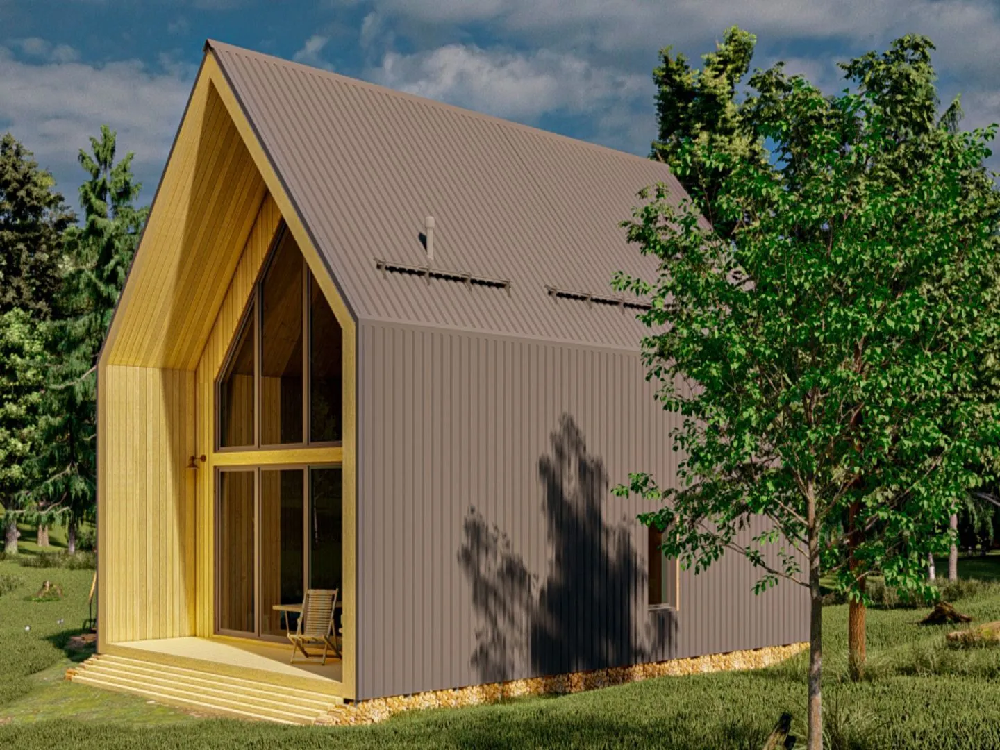 Двухэтажный дом 