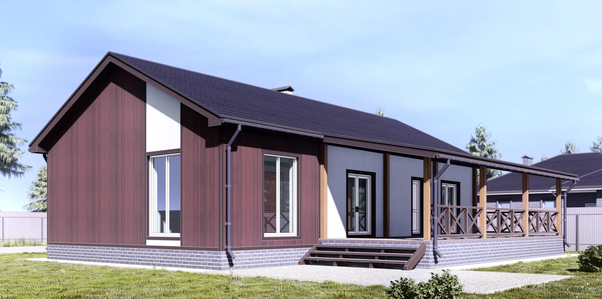 Проект загородного дома NHD-121