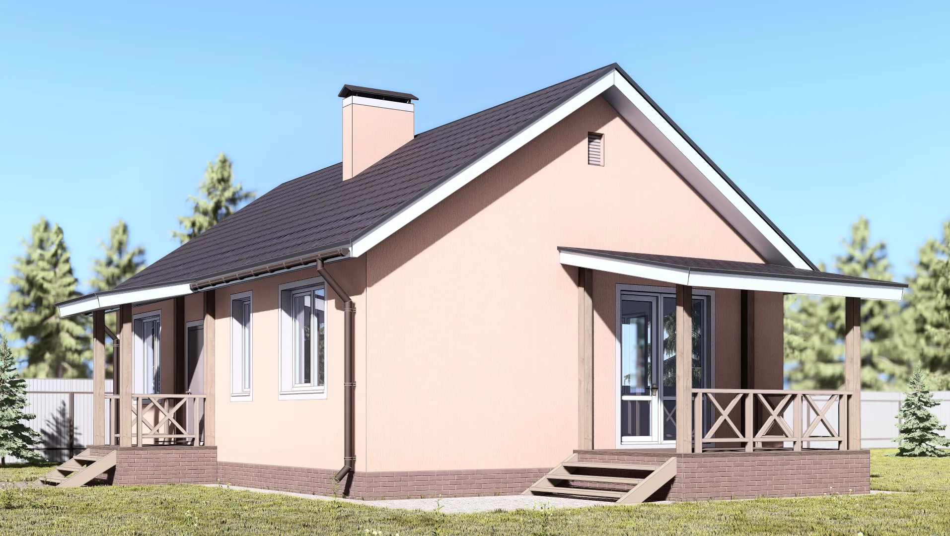 Проект загородного дома NHD-135