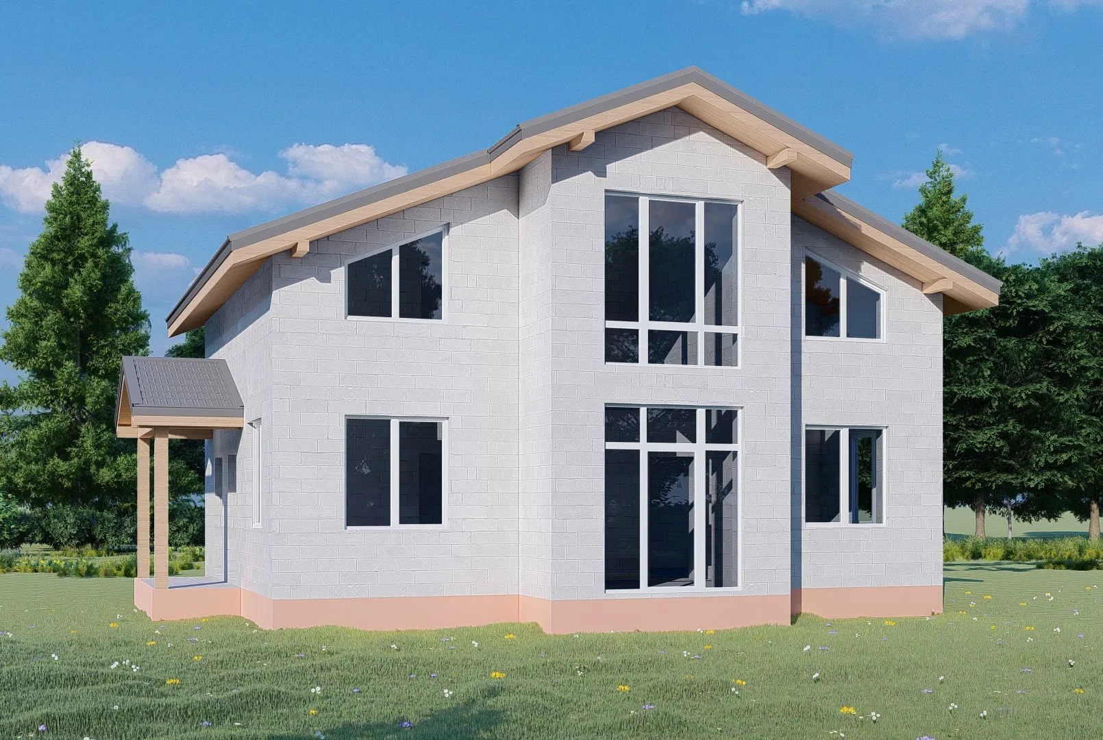 Двухэтажное шале ГББ-1