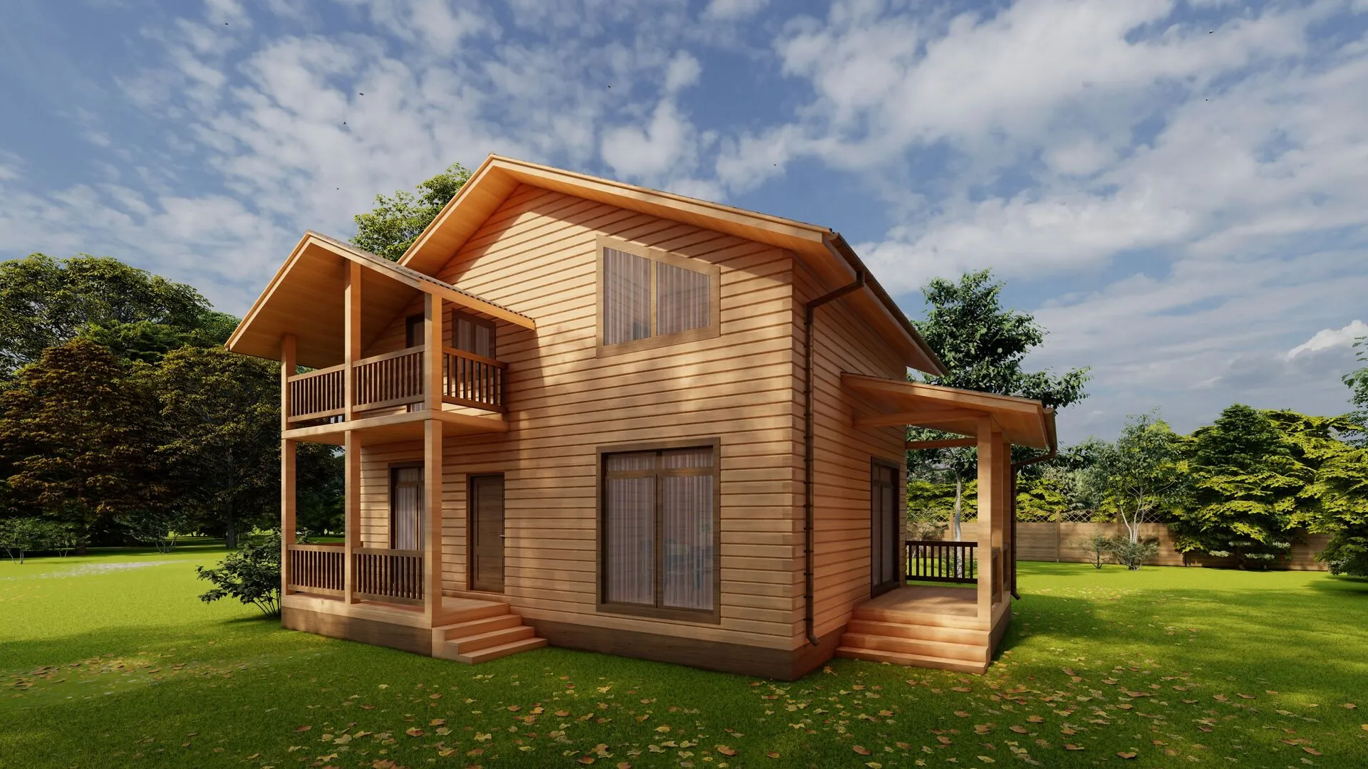 Дом из бруса 104