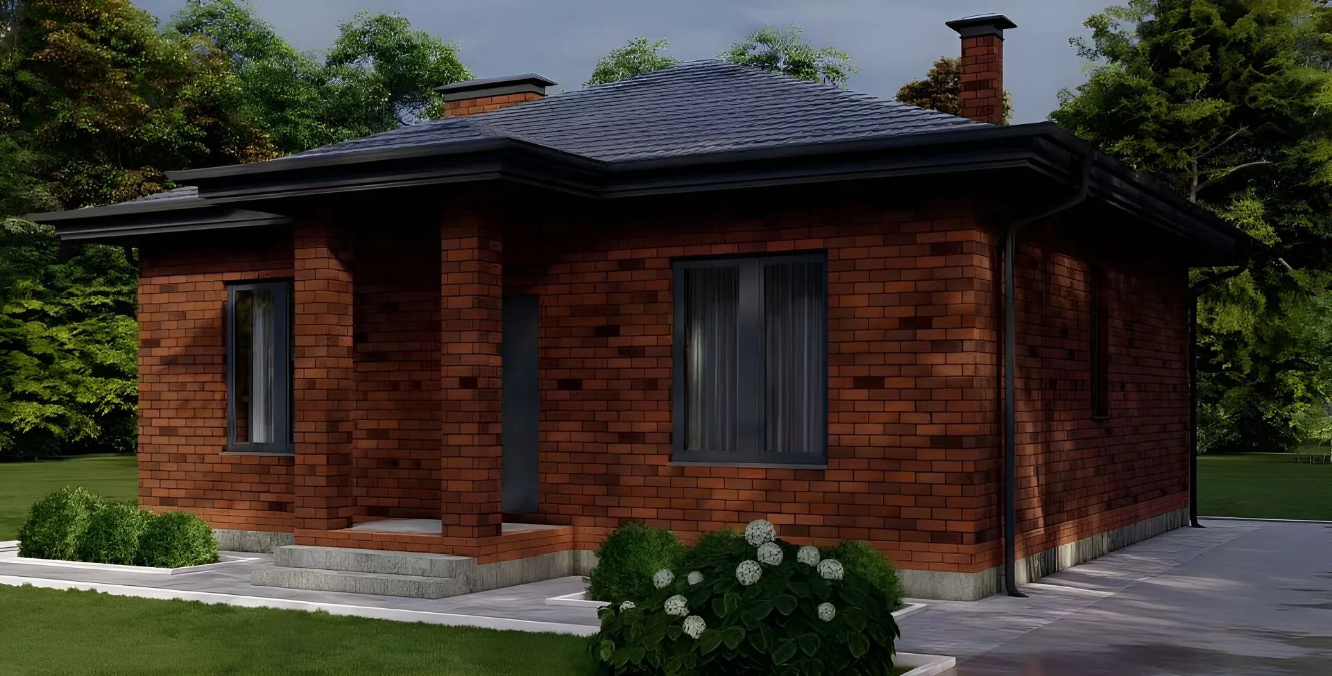 Кирпичный дом Челябинск