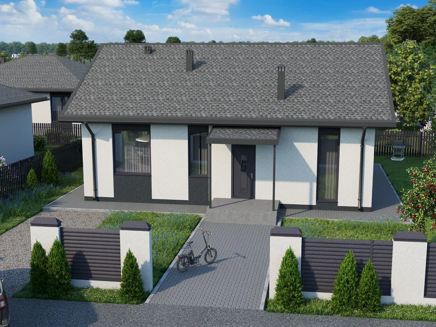 Одноэтажный дом 