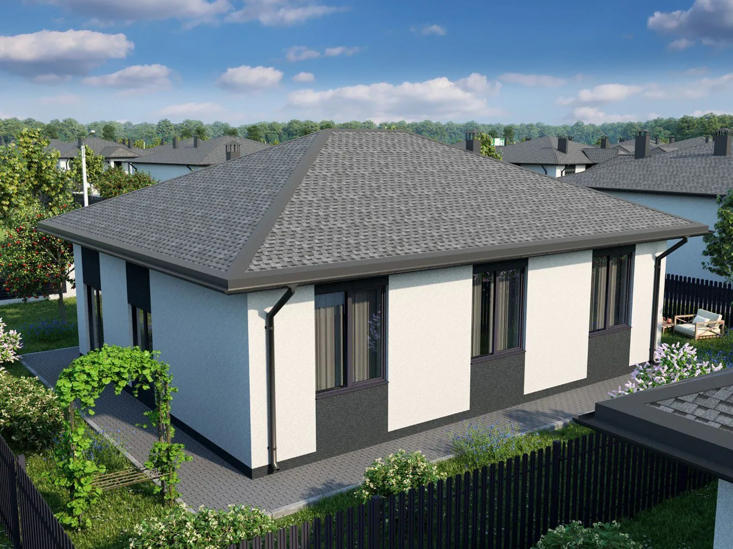 Одноэтажный дом 