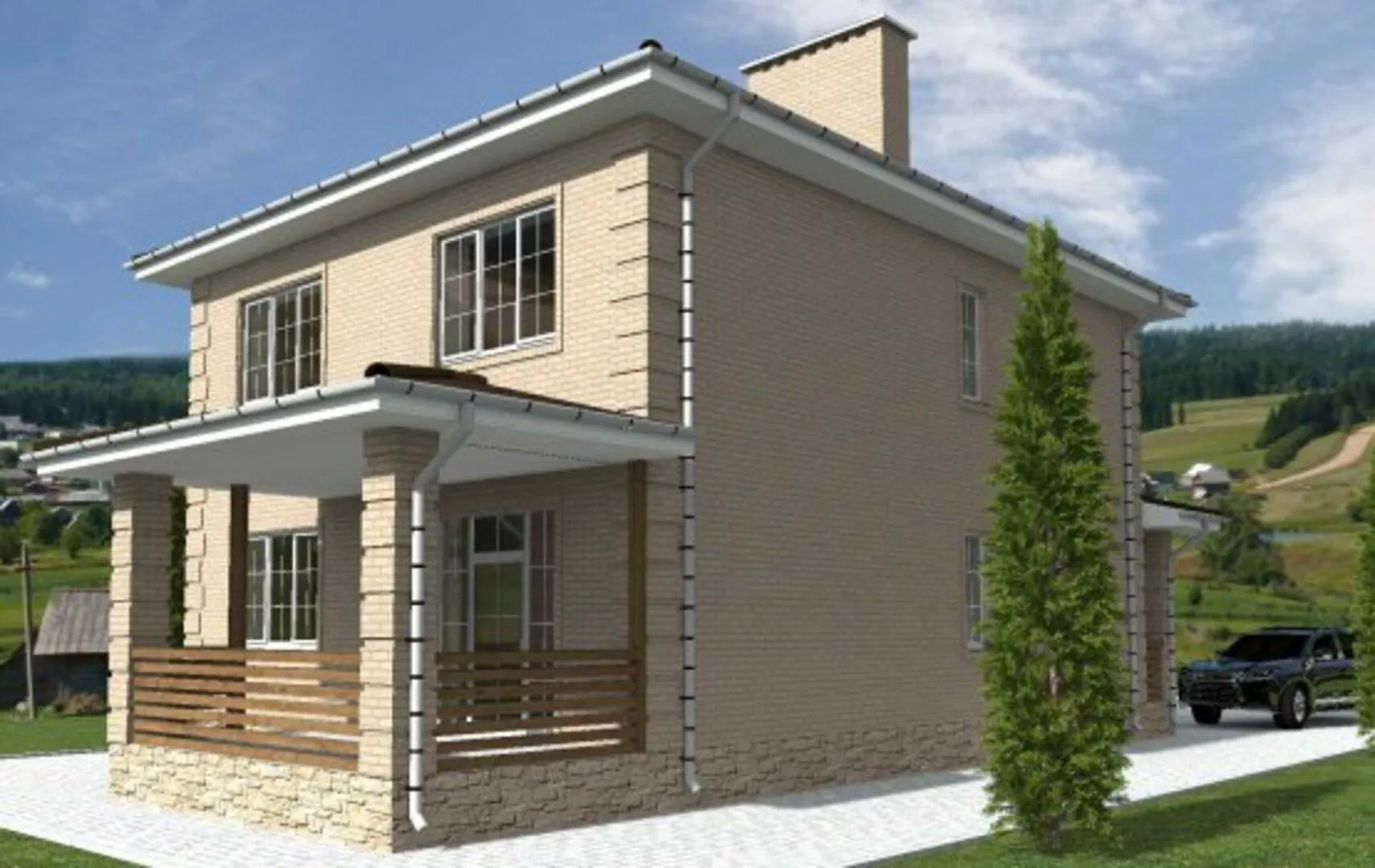 Двухэтажный Особняк СО-170