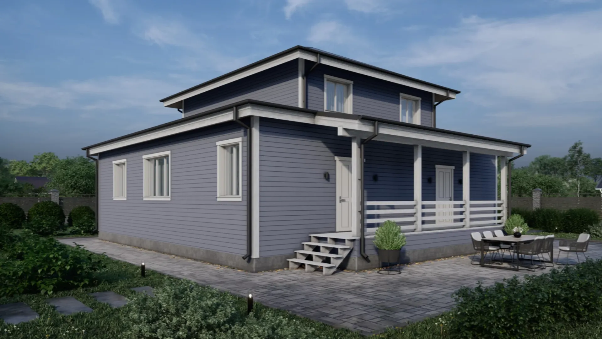 Каркасный дом Елагино 21НШ08.00