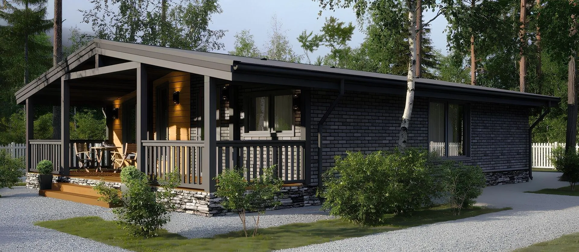 Загородный дом Шале 98