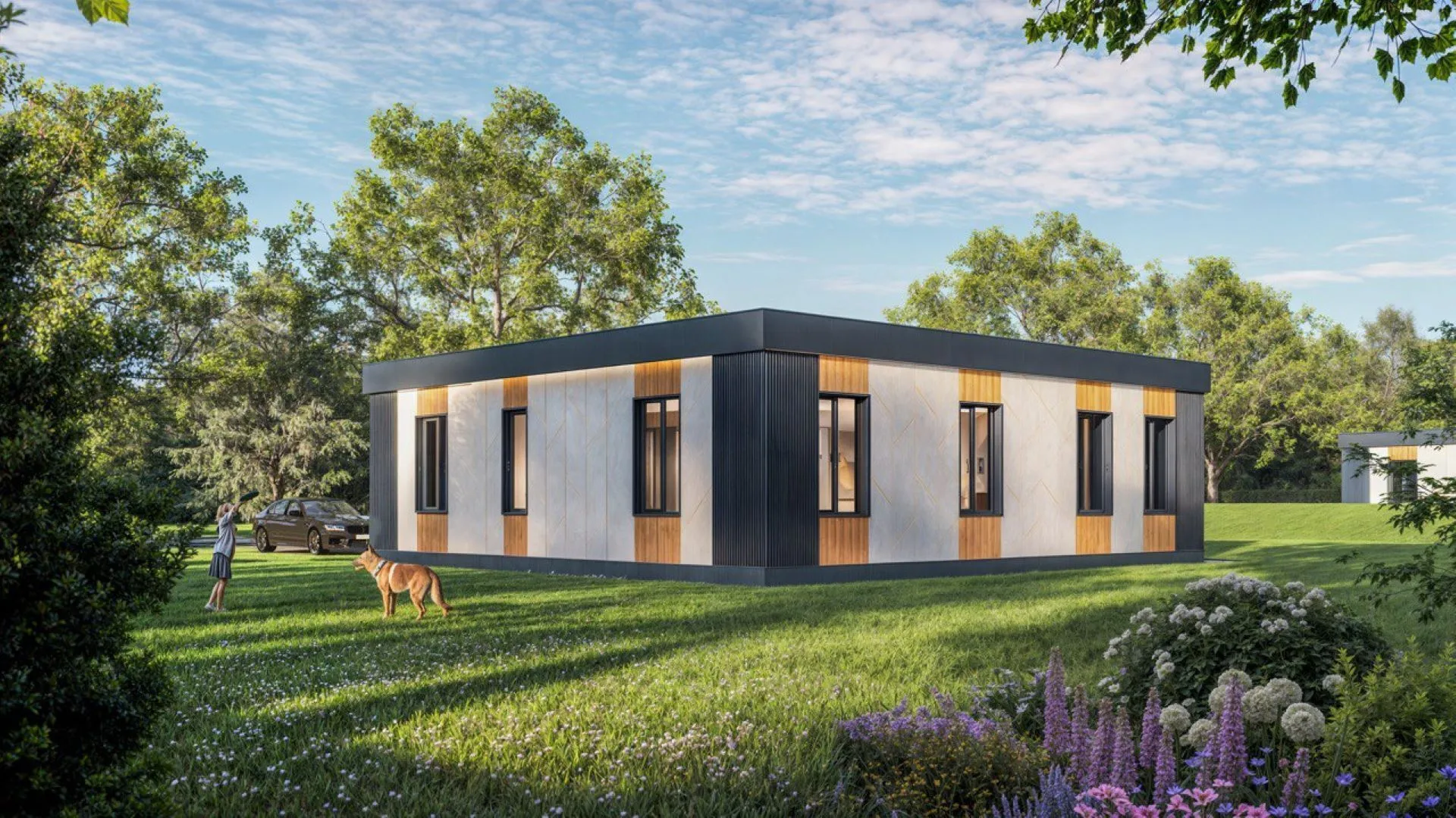 Дом Хайтек один этаж 120