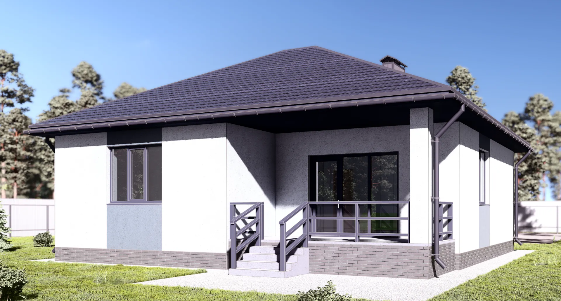 Проект загородного дома NHD-167