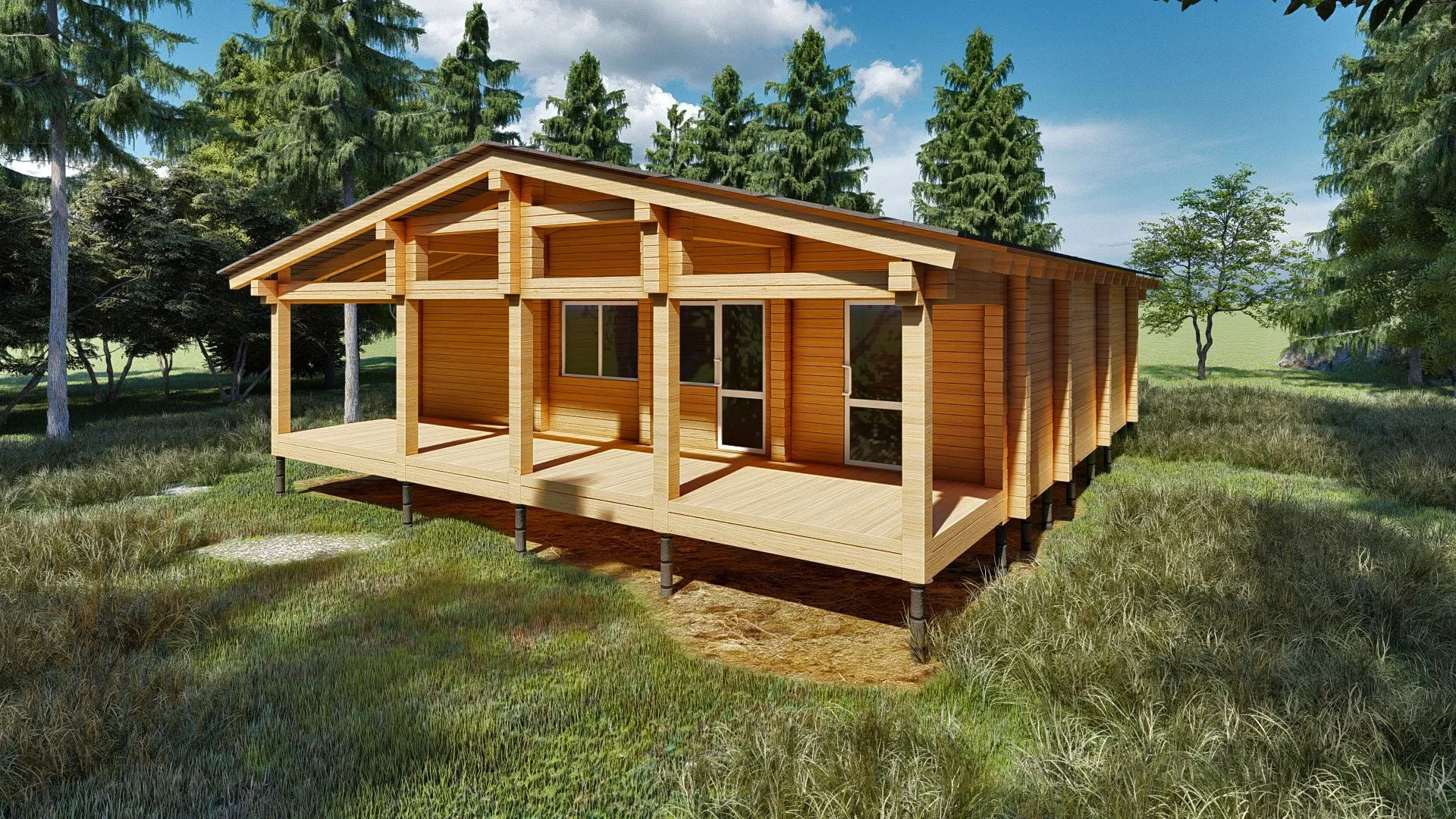 Дом из профилированного бруса 