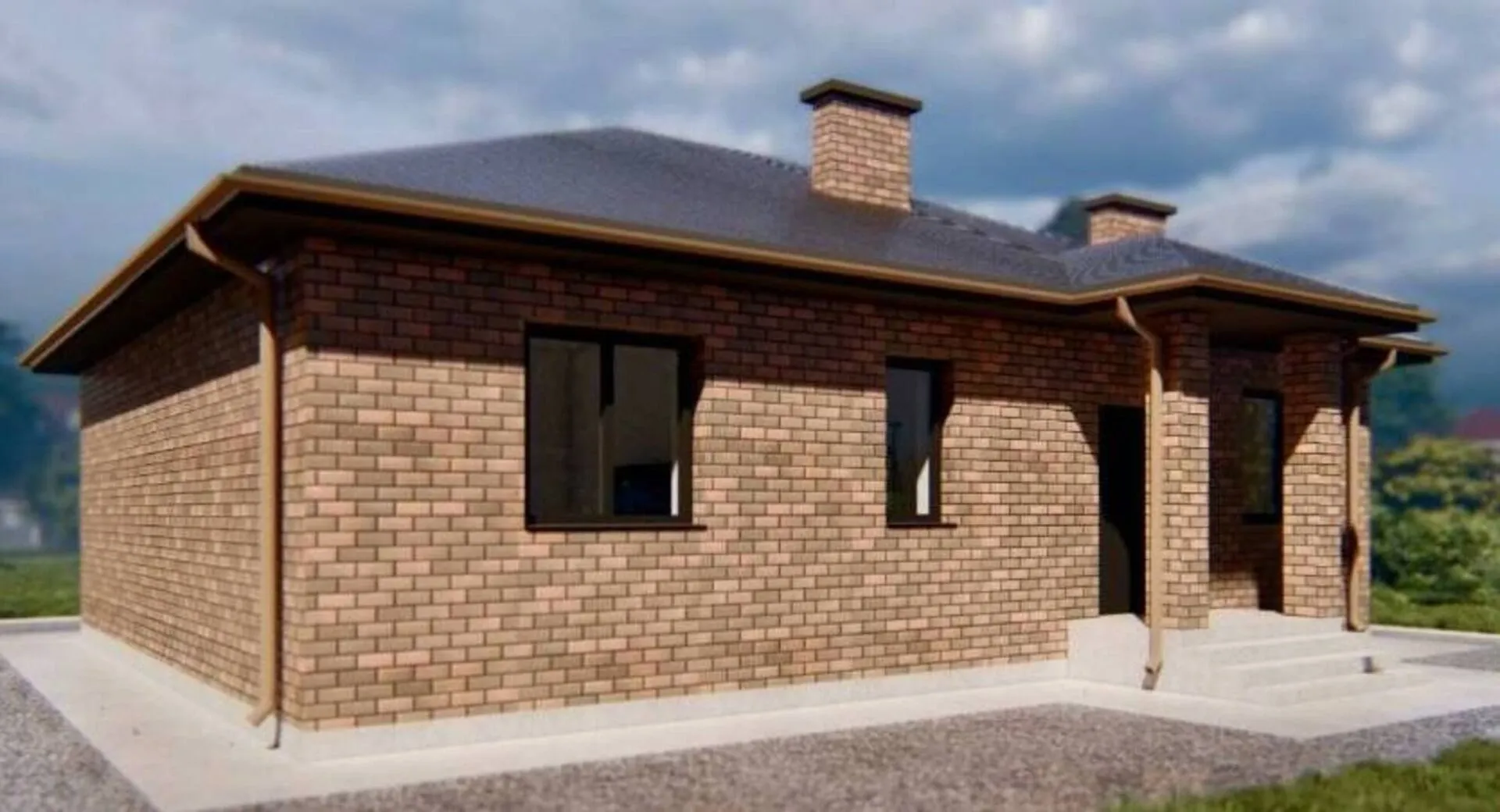 Одноэтажный дом NODO-95