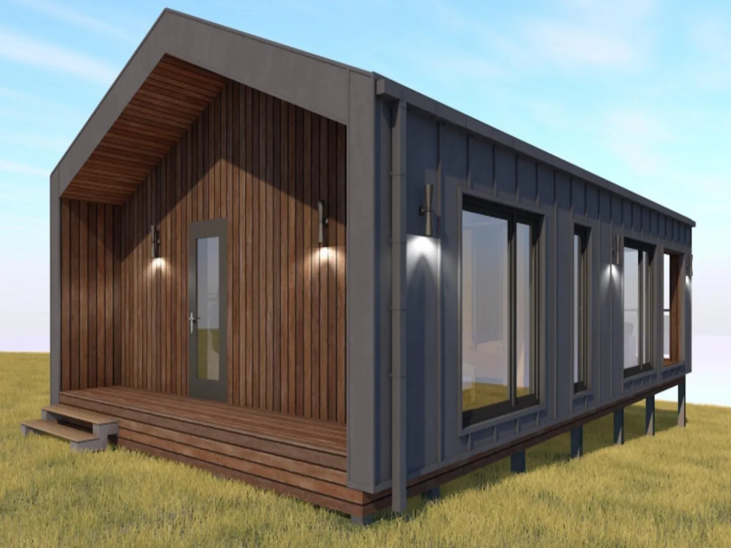 ЕР - 79, Одноэтажный каркасный дом