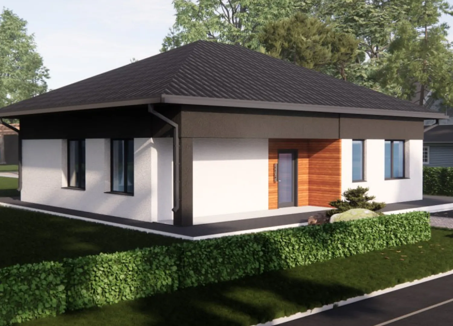 Одноэтажный дом СИЯНИЕ 100/140