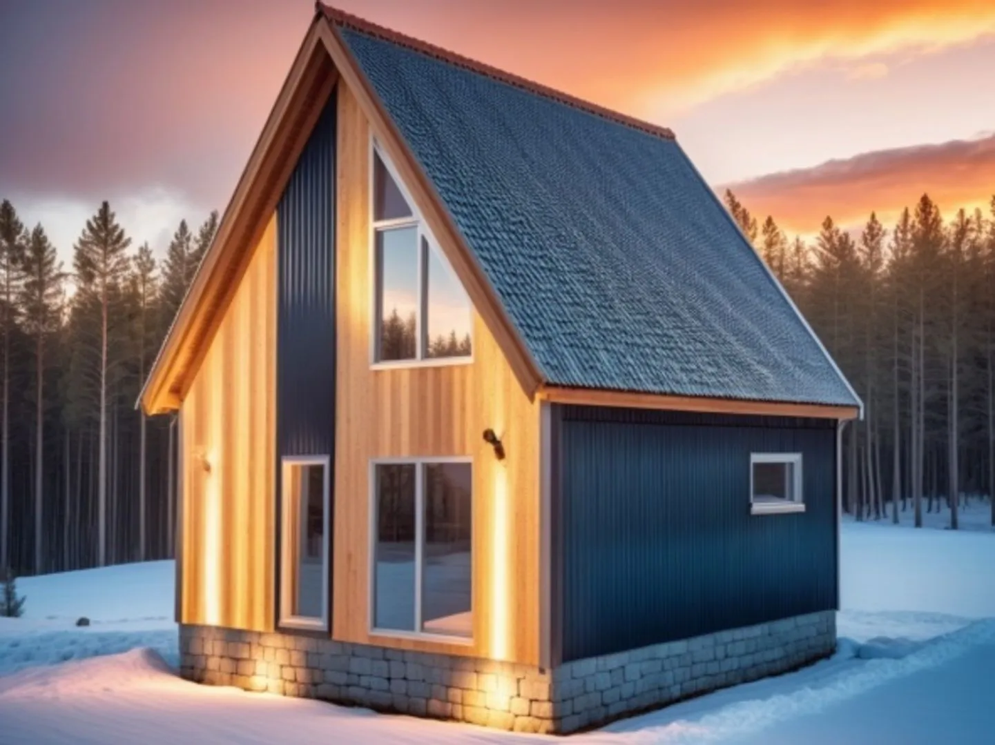 Двухэтажный барн 