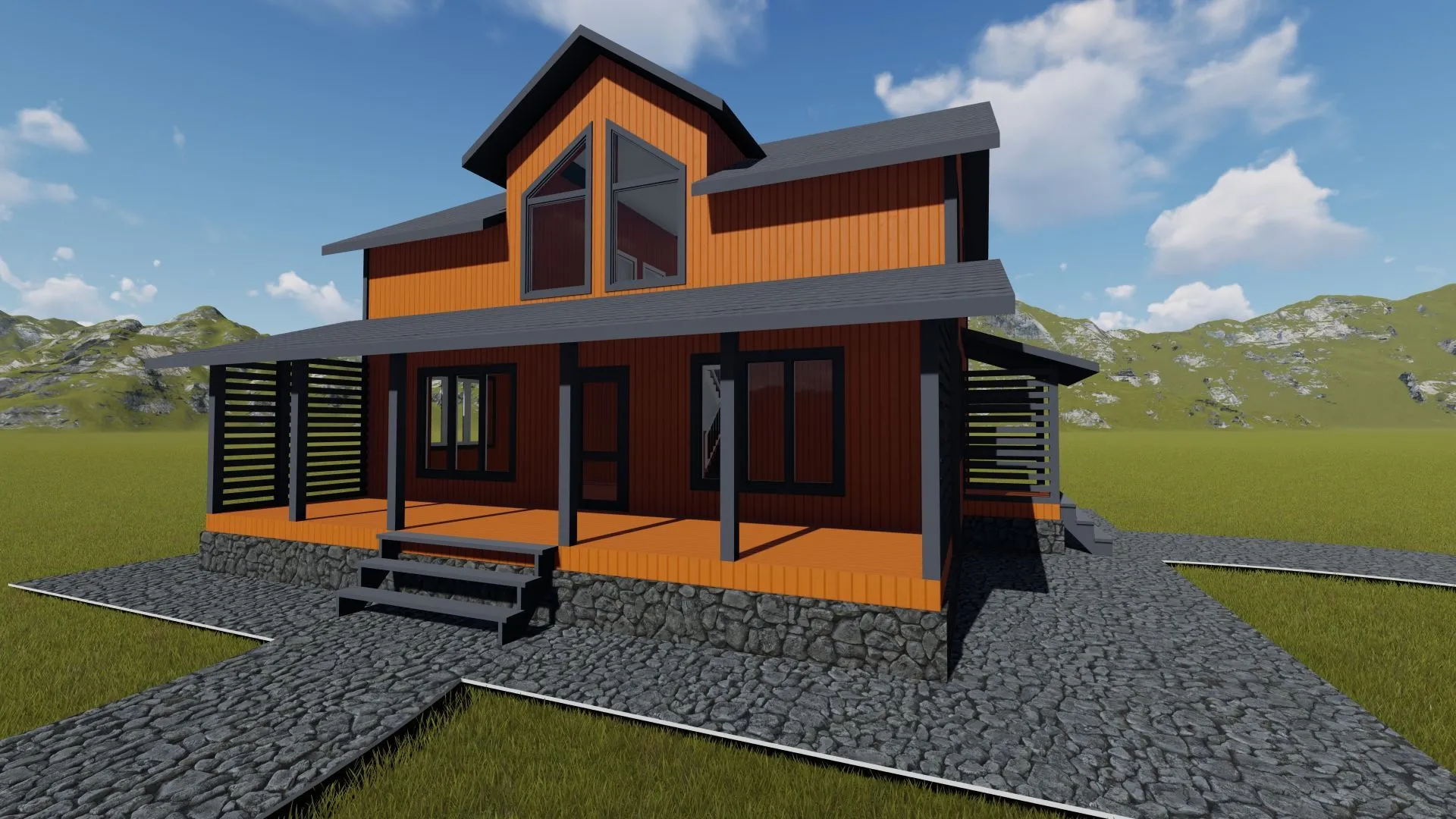 Каркасный дом Аверим 164