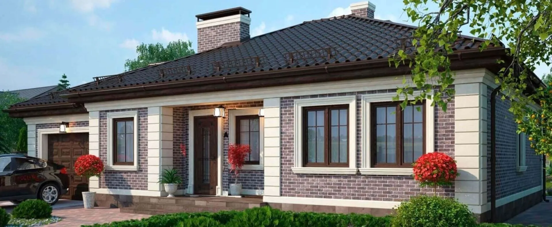 Индивидуальный жилой дом с гаражом