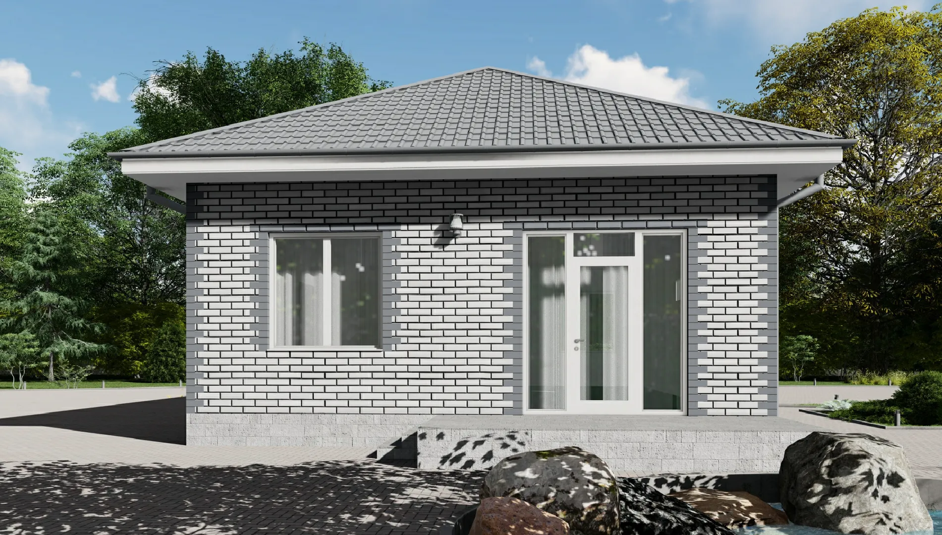 Эксклюзив одноэтажного дома- 82