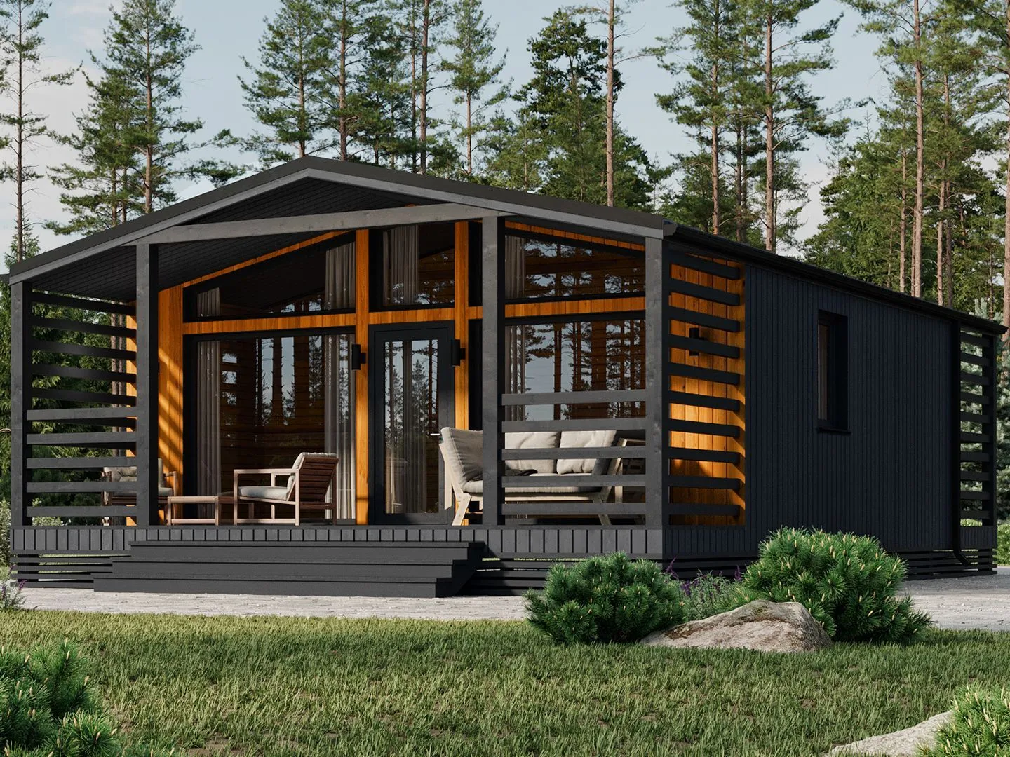 Проект Одноэтажный BARN 65