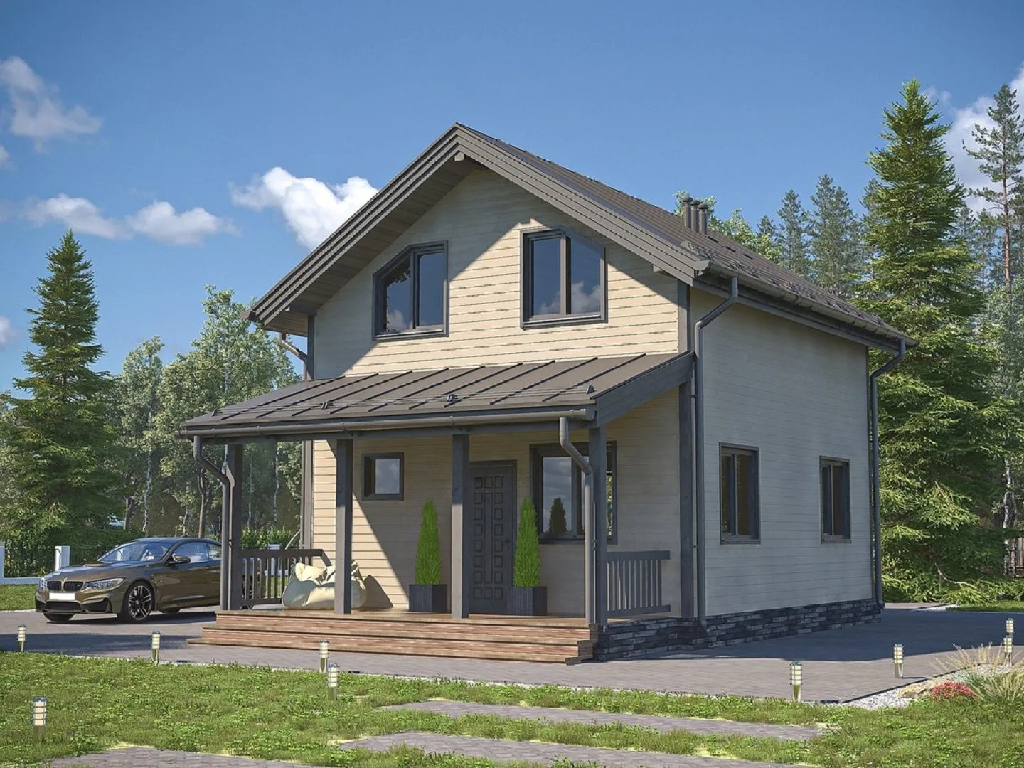 Каркасный дом 