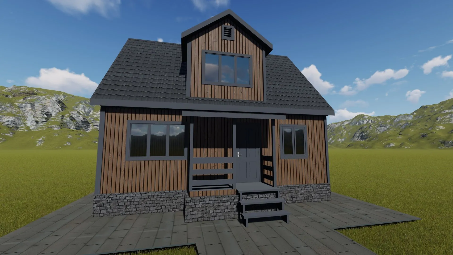 Каркасный дом Енисей-2 70