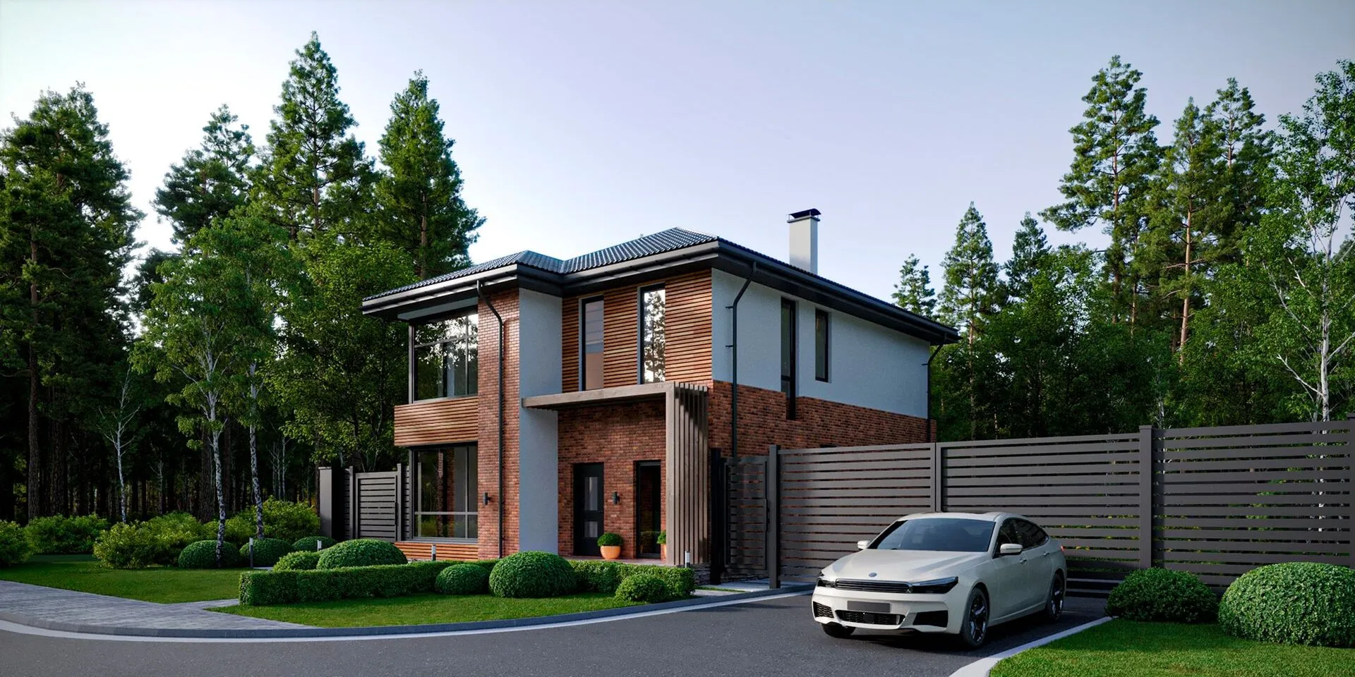 Двухэтажный жилой дом СВ-169