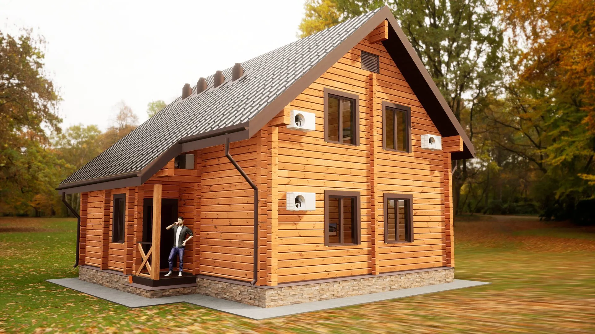 Двухэтажное шале КЦ4-3