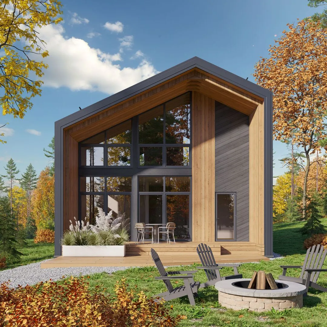 Двухэтажный дом Новый Город 144 Барнхаус